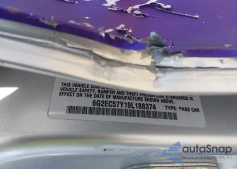 2009 Pontiac G8 Gt from USA, damaged, VIN 6G2EC57Y19L188374